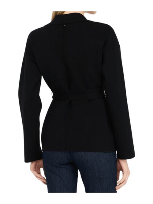 Giacca da donna in maglia di viscosa con cintura, colore nero LIU JO | MF5417-MS99E22222